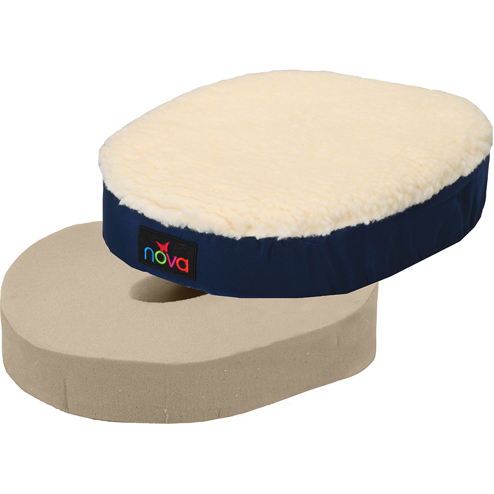 Ring Seat Cushion with Fleece Cover